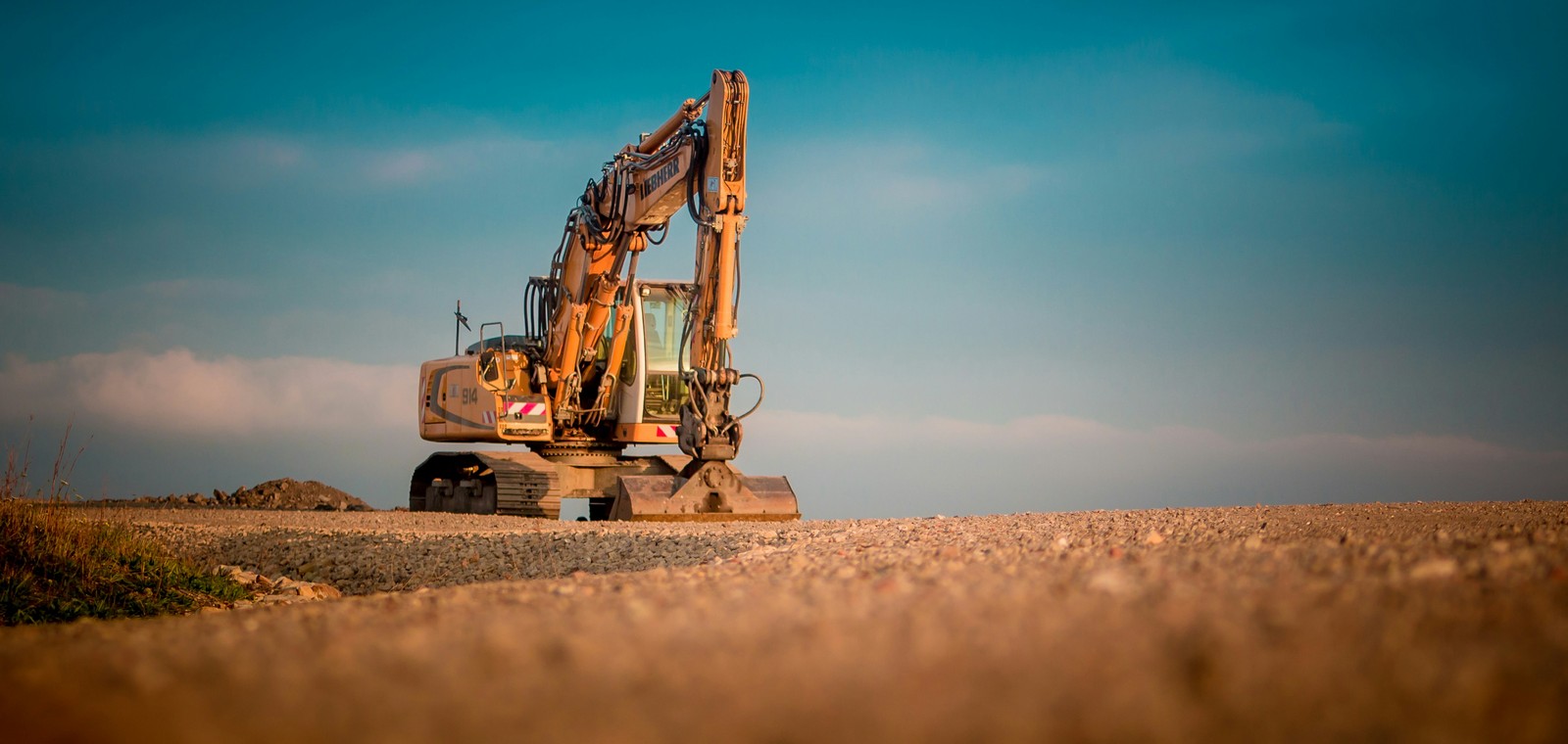 Heavy equipment in active operation