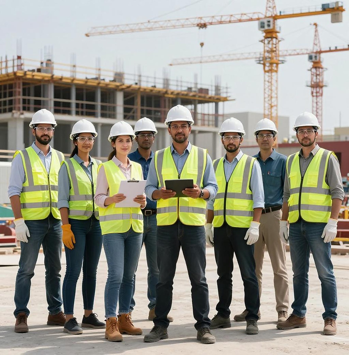 Certified plant operators and rigging teams
