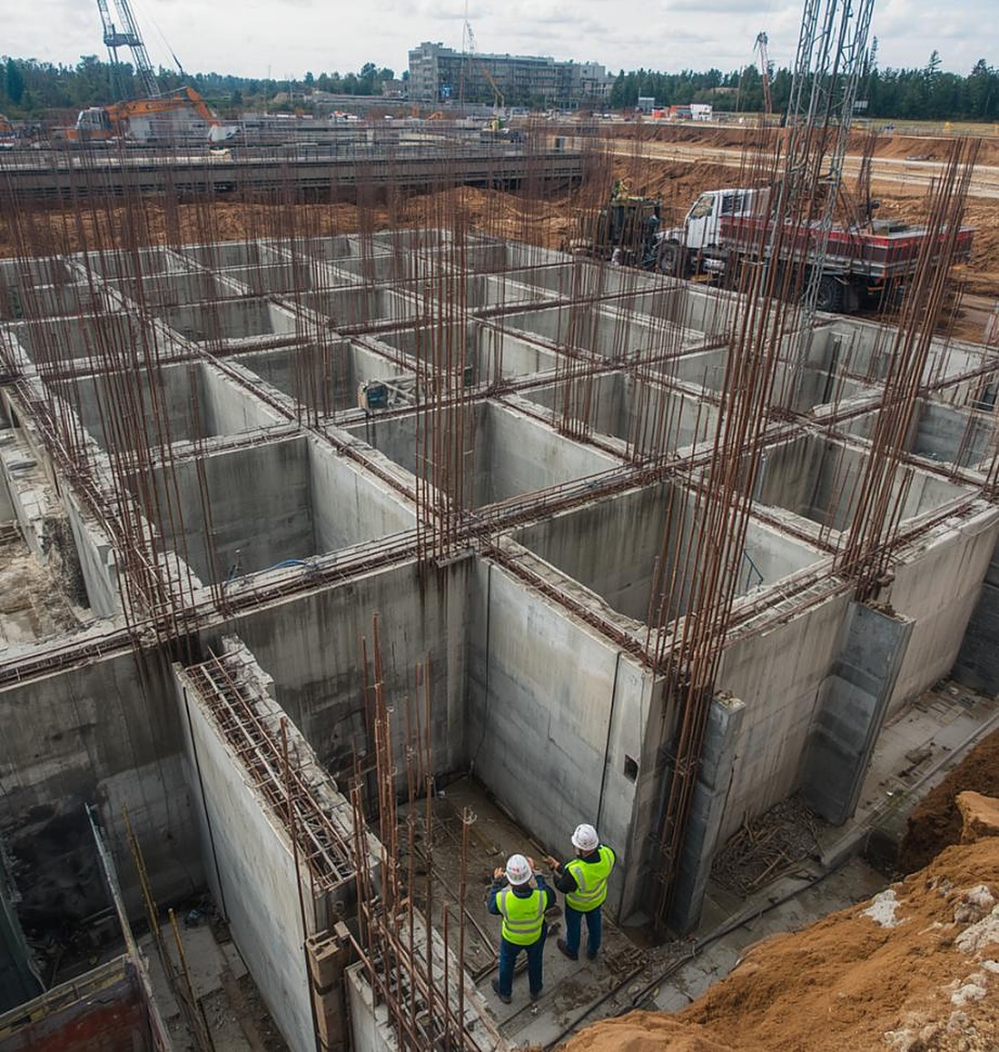 Civil and structural concrete works