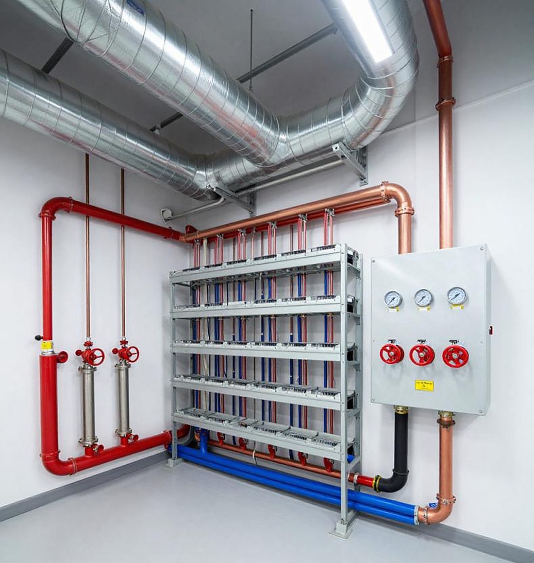 MEP electrical and mechanical room